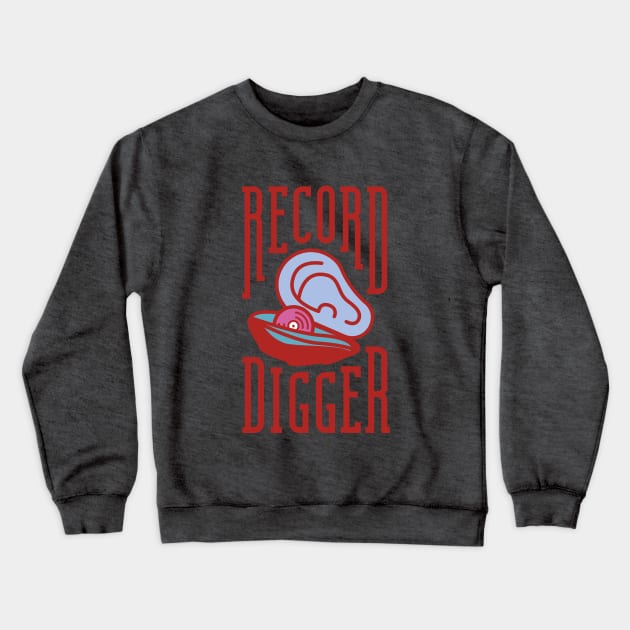 Record Digger Crewneck Sweatshirt by Mended Arrow